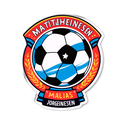 Fotballfeiring med Mathias Jørgensen