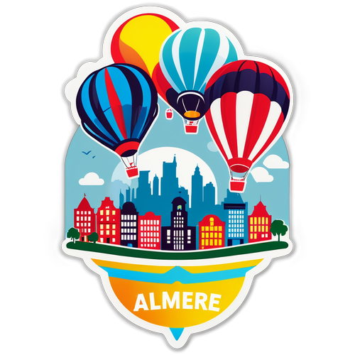 Almere's Betoverende Uitzicht: Ontdek het Magische Logo met Kleurrijke Luchtballonnen!