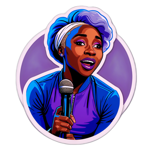 Sticker z tekstem "Cynthia Erivo"