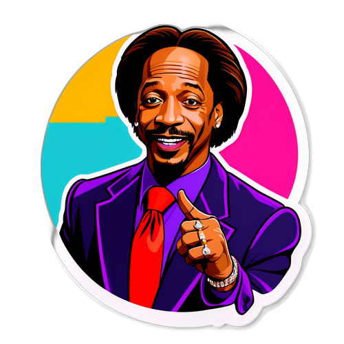 Charismatic Katt Williams Sticker
