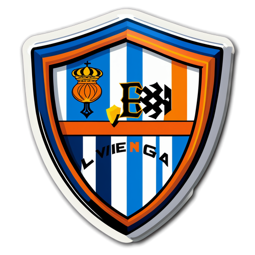 Fusion de los escudos de Valencia CF y Real Sociedad