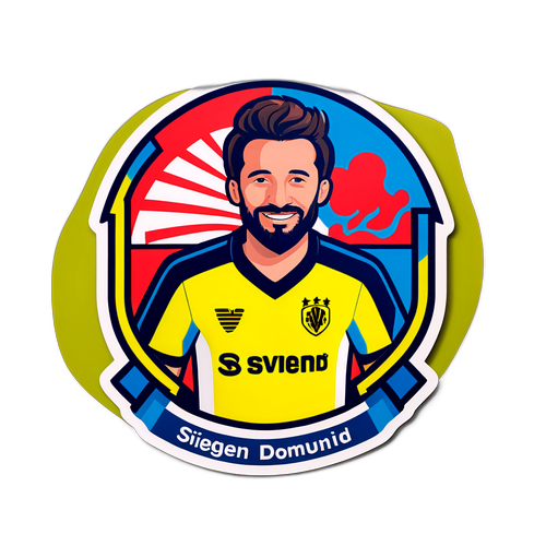 Matchdag Klistermærke: Siegen vs. Dortmund
