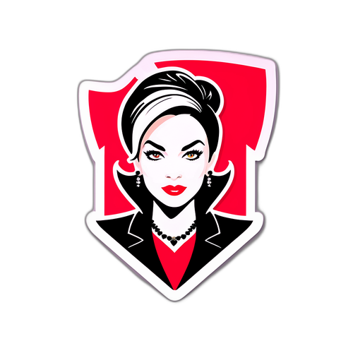 Stylizowany nadruk związany z "Diabeł ubiera się u Prady 2"