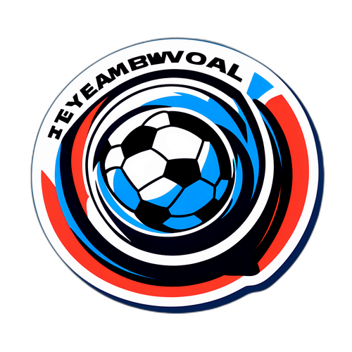 Kézilabda sport szimbólum, stilizált labda és kapu