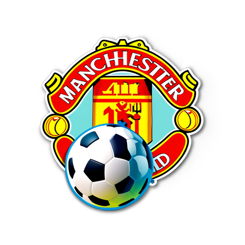 Unleash the Spirit of Champions: Manchester United's New Logo Epically Blends with the Soccer Ball!