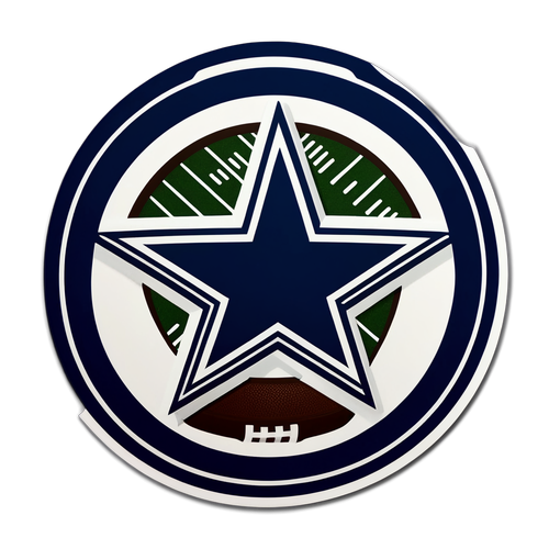 Dallas Cowboys Star Logo Sticker