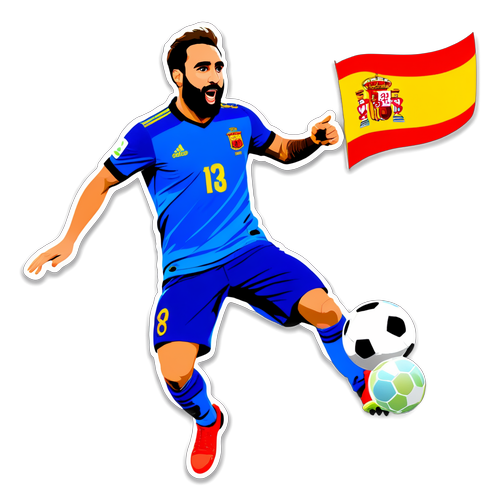 Menggetarkan! Carvajal dalam Aksi Bawa Tim Spanyol Menuju Kemenangan!