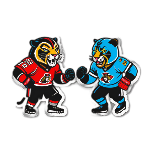 Panthers vs Senators Rivalry Sticker