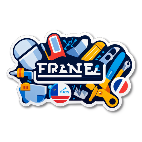 Autocollant 'France Travail'