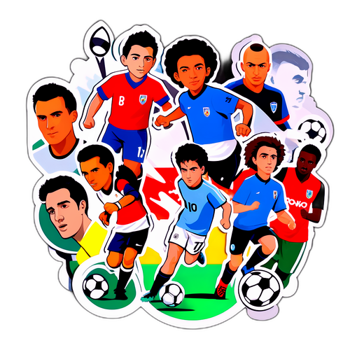 Montagem de Ícones dos Jogadores da Série B