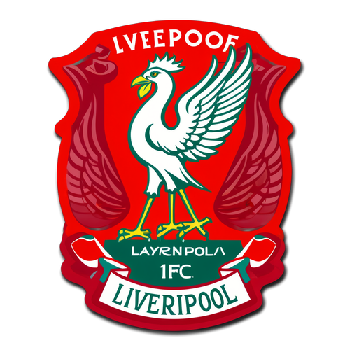 Warna Merah yang Memukau! Sticker Logo Liverpool FC yang Wajib Dimiliki Semua Peminat!