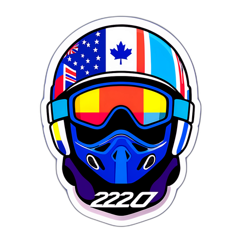 Teamgeest Sticker voor de Winterspelen 2026