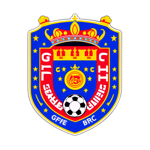 Sticker ya Bango la Klabu ya Getafe FC