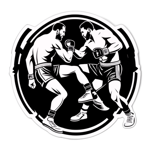 Autocollant UFC 324 : La tension avant le combat