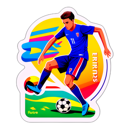 Sticker cu Ianis Stoica în acțiune