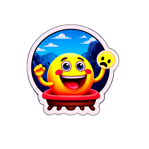 Şaşırmış Emoji Stickerı