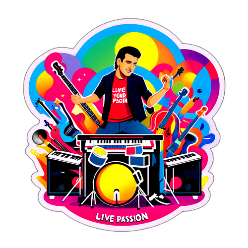 Vibrant Sticker cu Umit Akdag