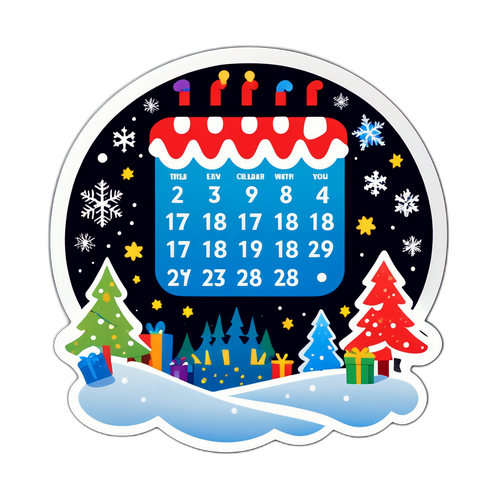 Julkalender med nedräkning till julafton