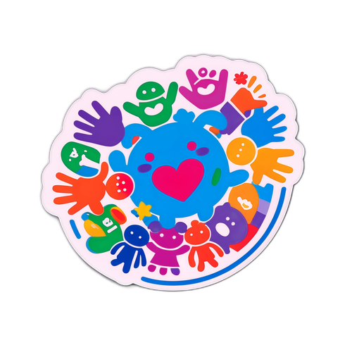 儿童保育补贴贴纸