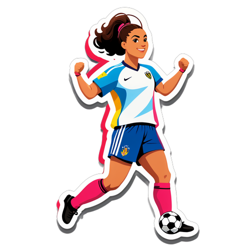 Sticker do Futebol Feminino