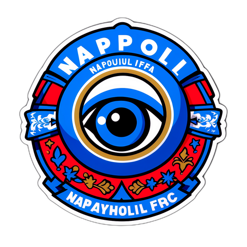 Sticker ya Napoli FC Katika Mtindo wa Graffiti