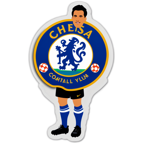 Chelsea-fansen klistermärke