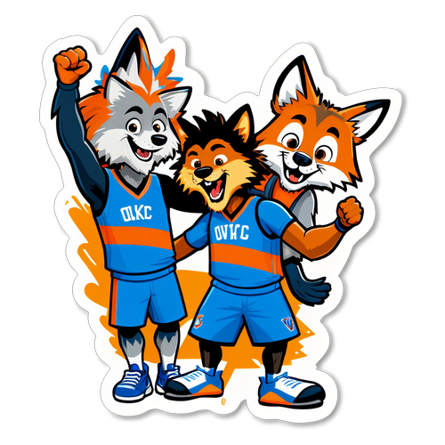 Sticker ng OKC vs Wolves Game