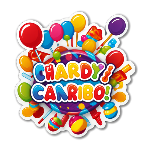 Haribo Candy Party Sticker