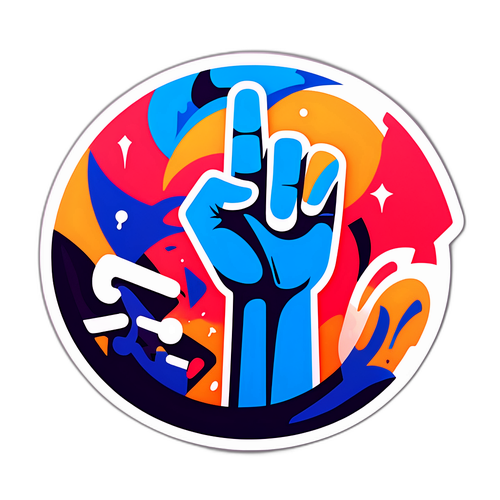 Abstracte Representatie van de Demonstraties op 5 Februari 2026