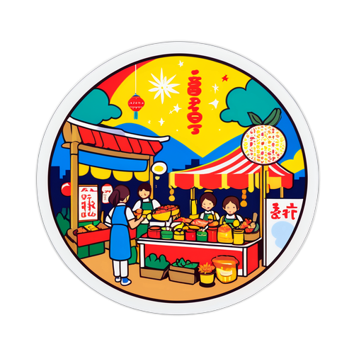 大垣花火祭の夜の屋台グルメ