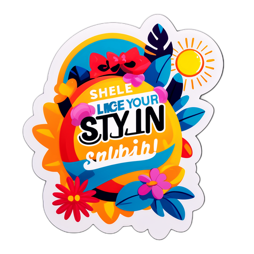 Stylish Fashion Sticker para sa Shein