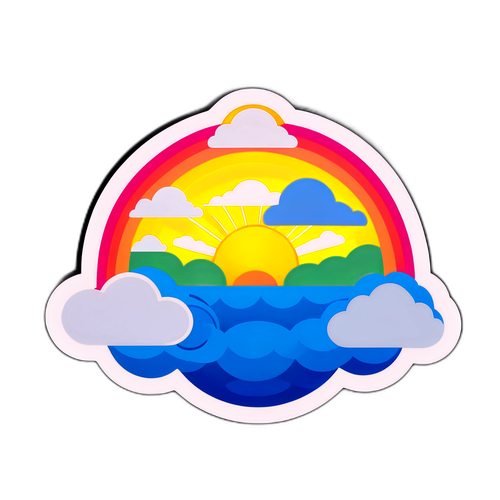 Neşeli Hava Durumu Sticker'ı