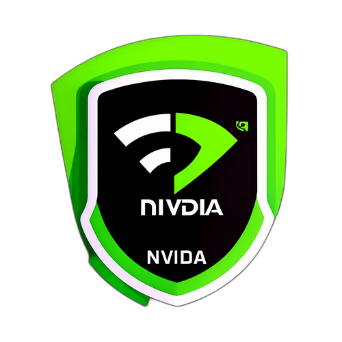 Minimalist Nvidia Aktiesticker