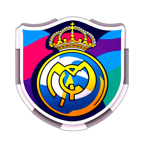 Stiker Logo Real Madrid