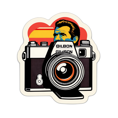 Vintage Film Camera Sticker