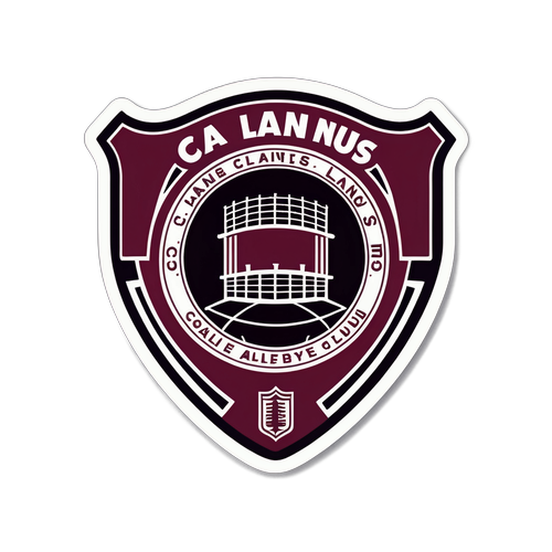 Stiker Simbol CA Lanus