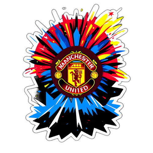 Stiker Pertandingan Manchester United vs West Ham