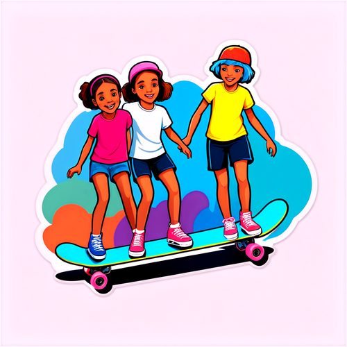 Desperte Sua Emoção: O Skate Park Feminino Que Celebra Amizade e Diversão!