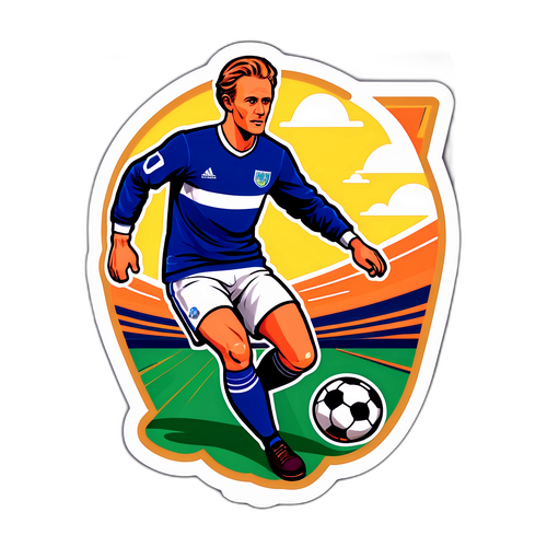 August Pedersen med vintage fotballestetikk