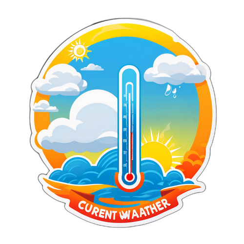 當前天氣貼紙