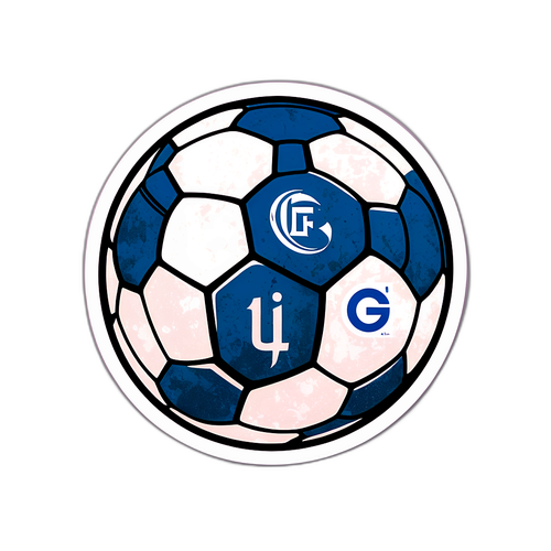 Stiker Bola Sepak Vintage Ligue 1