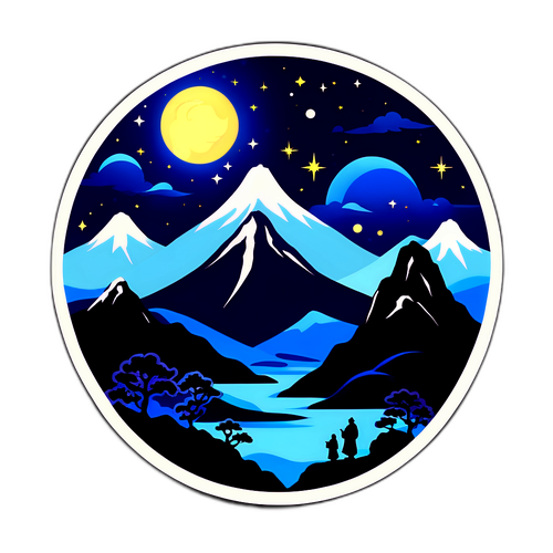 八仙嶺夜景貼紙
