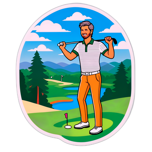 Adam Scott Golfklistermärke
