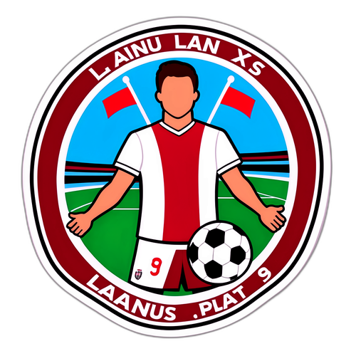 Adesivo Inspirado no Clássico Lanús x River Plate