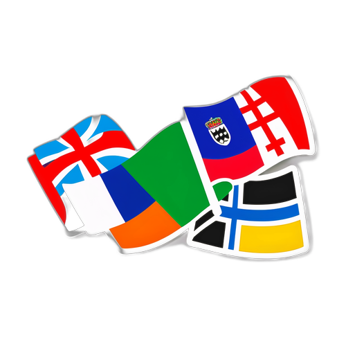 Cờ quốc gia Slovakia và Bắc Ireland