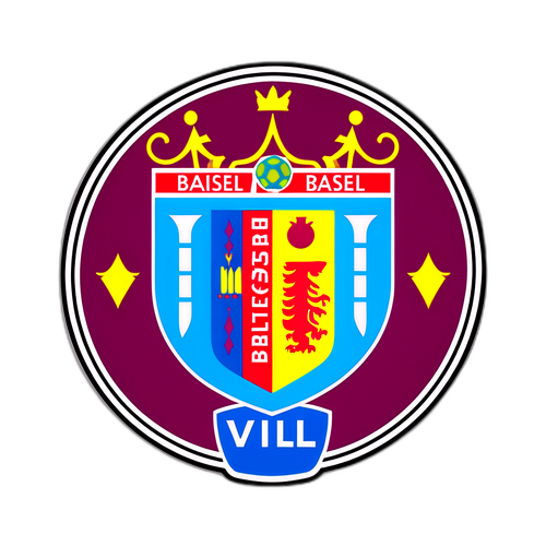 Návrh nálepky pro zápas Basel vs. Aston Villa