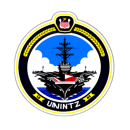 מדבקת נושאת המטוסים USS Nimitz