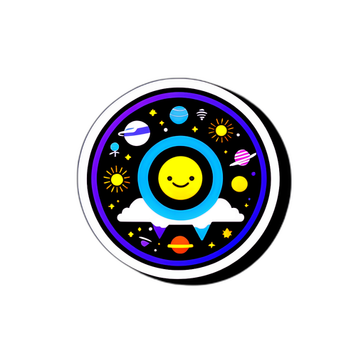 Sticker pentru a celebra 8 septembrie 2025