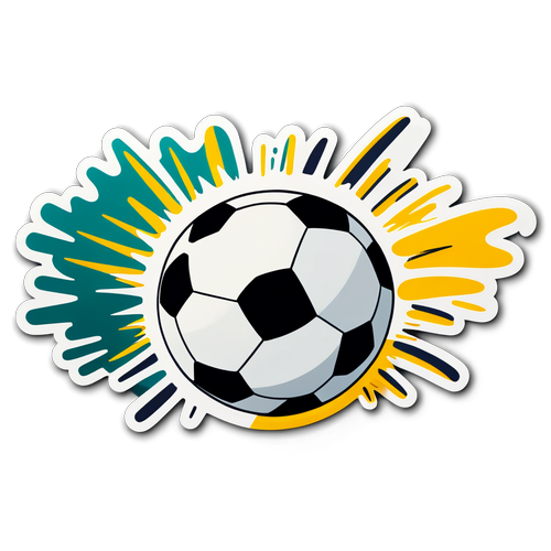 Voetbalmatch Sticker