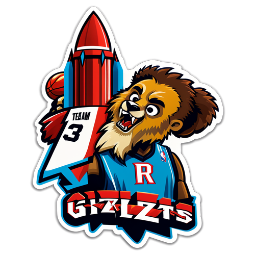 Rockets vs Grizzlies Competitive Sticker Design